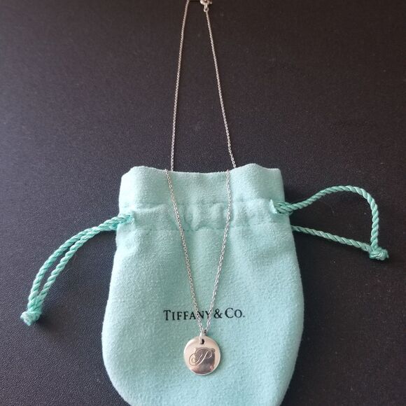 Tiffany & Co. Initial Letter 'P' Necklace - Picture 2 of 8